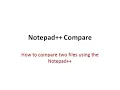 Dev Tips Use Notepad to compare files