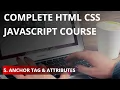 HTML Tutorial Links and Attributes in HTML - Tutorial