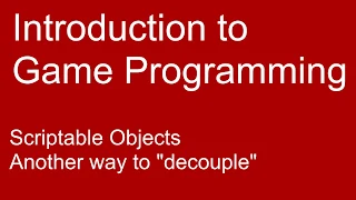 Unity 3d Scriptable Objects - decoupling and sharing data