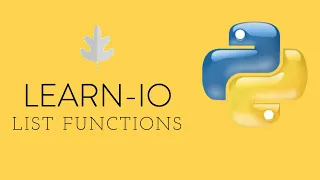 Learn-IO Advanced Python Part 4 List Functions Append Remove Pop and Del