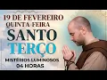 Lagu TERÇO DE HOJE - 19/02/2026 - QUINTA-FEIRA: MISTÉRIOS LUMINOSOS - 04 HORAS