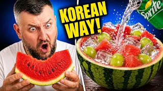 CHINA vs KOREA: Who Eats Watermelon Better? 🍉