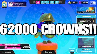 I REACHED 62000 CROWNS IN FALL GUYS