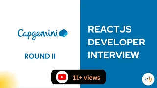 Capgemini - ReactJS Interview Frontend Developer 5 Years JavaScript Interview Questions 2022