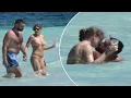 Taylor Swift and Travis Kelce seen kissing in bathing suits on PDA-packed Bahamas vacation