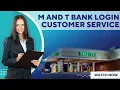 M and T bank login customer service Commercial Bank Online Banking