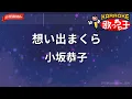 【ガイドなし】想い出まくら/小坂恭子【カラオケ】