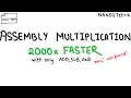 Multiplication Without MUL Optimizing Assembly Code