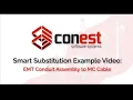 Smart Substitution Example Easily Change a EMT Conduit Assembly to MC Cable
