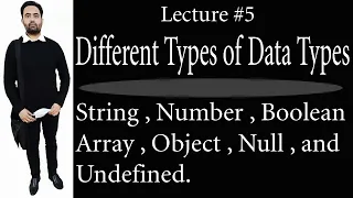 JavaScript Data Types Tutorial in Hindi Urdu Lecture