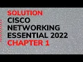 CISCO Networking Essentials Chapter 1 Answer module 1 answer