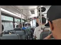 NJT NABI 40-SFW Inside on the 87 to Hoboken Path Via Journal SQ