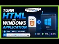 how to turn html into windows application How to convert html to exe on Windows