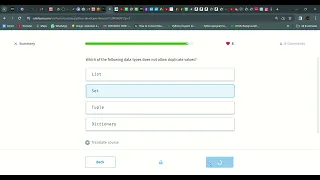 81 Summary Python Developer Sololearn