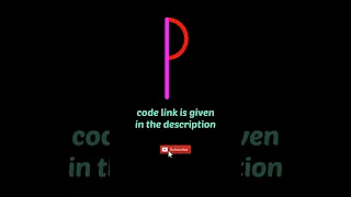 P alphabet Draw P alphabet in python by using turtle