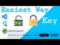 How to get sha1 key in Flutter in Android Studio How to get sha1 key in VScode Easiest way to get
