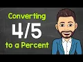 Convert to a Percent Fractions to Percents Math with Mr J