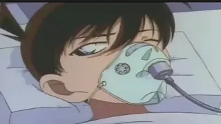 ران تتبرع بدم لكونان وتعرف انه سينشي الجزء الخامس الحلقة 199 