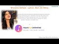 Karaoke: Shivanna Anthem - Lyrical | Bail | Dr. Shiva Rajkumar | Pavan Wadeyar | B Ajaneesh Loknath