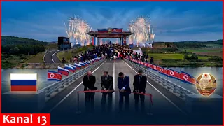 Russia and North Korea open first road bridge across shared border