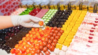 Happy Valentines day🍫handmade Chocolate Reflects Light Like a Jewel - Korea Street Food 잠실 영오이칠초콜릿