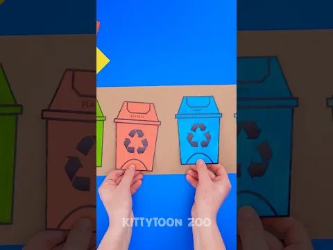 ♻️ Transform Trash into Art! 🌟 Fun Recycling Ideas for Kids! 🎨 #FunExploring #SaveThePlanet