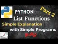Python List Functions in Tamil Python Tutorial for Beginners-Python Series Part 11