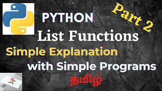 Python List Functions in Tamil Python Tutorial for Beginners-Python Series Part 11