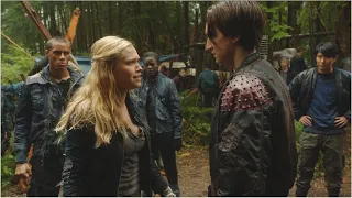 the 100 1x04 clarke accuses murphy of killing wells 1080p logoless limited background music 
