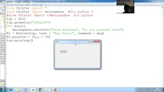 227 Python gui with Tkinter Course Create gui Graphic User Interfaces in Python with source code gui