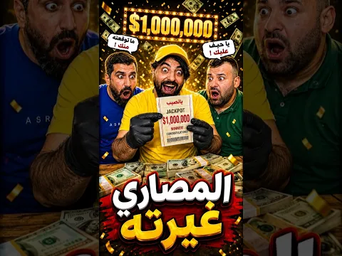 ربحت مليون دولار 💵 😧😨 ولكن كانت المفاجأة بالنهاية 😂 🤭
