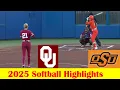 Oklahoma State vs Oklahoma Softball Game Highlights 4 9 2025