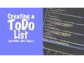 Todo List with JQuery HTML5 CSS and Bootstrap