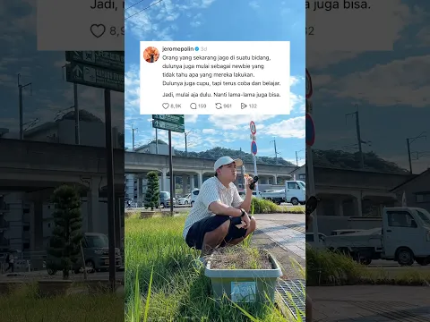 Sampai kapan mau stuck di situ-situ aja?