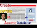 How to create captcha in access captcha login system