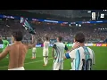 Argentina players celebrate and sing with fans "La Cumbia de los Trapos" - FIFA World Cup 2026