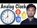 How to Build an Analog Clock with HTML CSS JavaScript Beginner s Full Tutorial