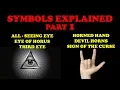 SYMBOLS EXPLAINED Part 1 ALL-SEEING EYE HORNED HAND SIGN