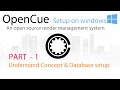 Opencue renderfarm setup on windows Database setup