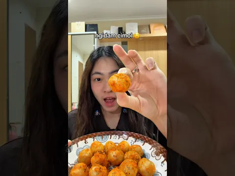 mami yuka-chan ngidam cimol #cimol #mukbang #ngidam #yukachan #mukbang #food