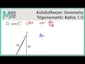 KutaSoftware Geometry - Trigonometric Ratios Part 1