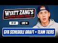 Big 10 QB Rankings CFB Schedule Draft Team Tier List WZ CFB Show Ep 63