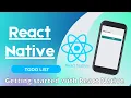 React Native task todo list