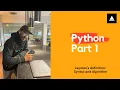 Python Tutorial 1 Syntax Algorithm
