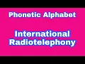 Phonetic Alphabet International Radiotelephony Security and Police Officer s cincosquad8366