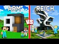 Lagu Billy Familie Arm vs Ukri Familie Reich Modernes Haus Bau Challenge in Minecraft!