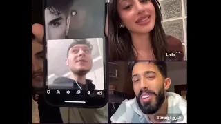 وائل يتصل بي الشامي ويقلو ليلى معن عل لايف شوفو رد فعل الشامي 