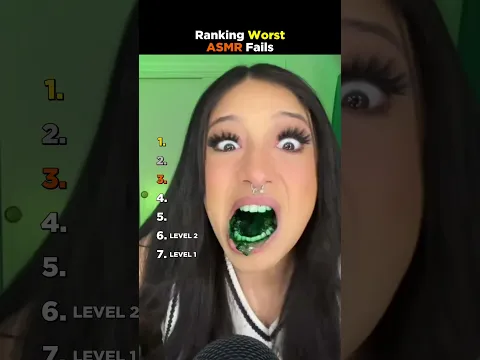 Ranking Worst ASMR Fails