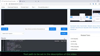 Free Online Tool sql Formatter Beautifier