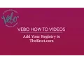 How to Add VEBO to Your Wedding Page on TheKnot